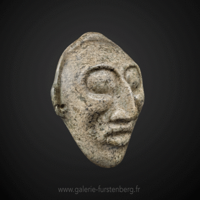 Mixtec mask in stone