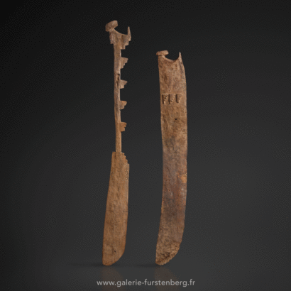 Peru Inca ceremonial oar and rufdder