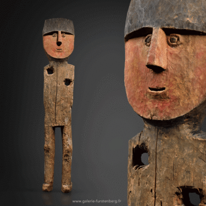 chancay wood figure