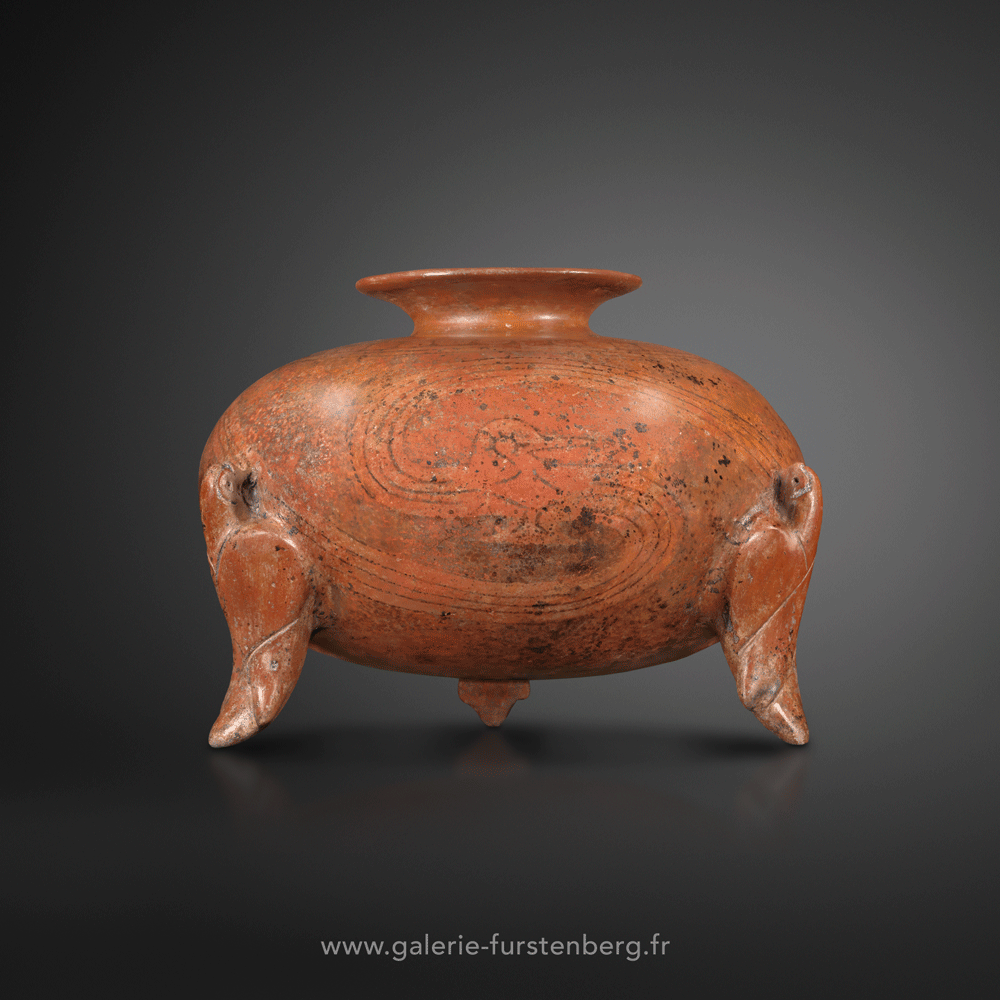 Colima vessel painted