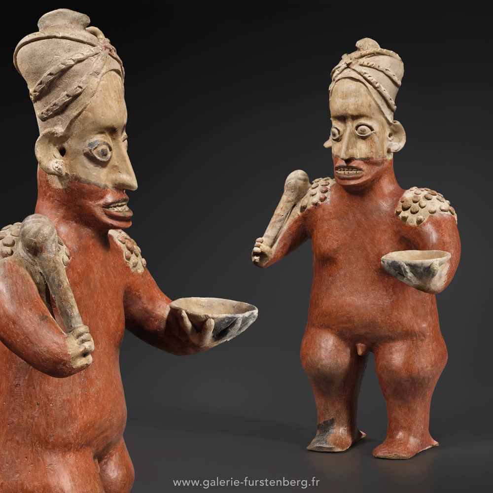 Character holding vessel and scepter