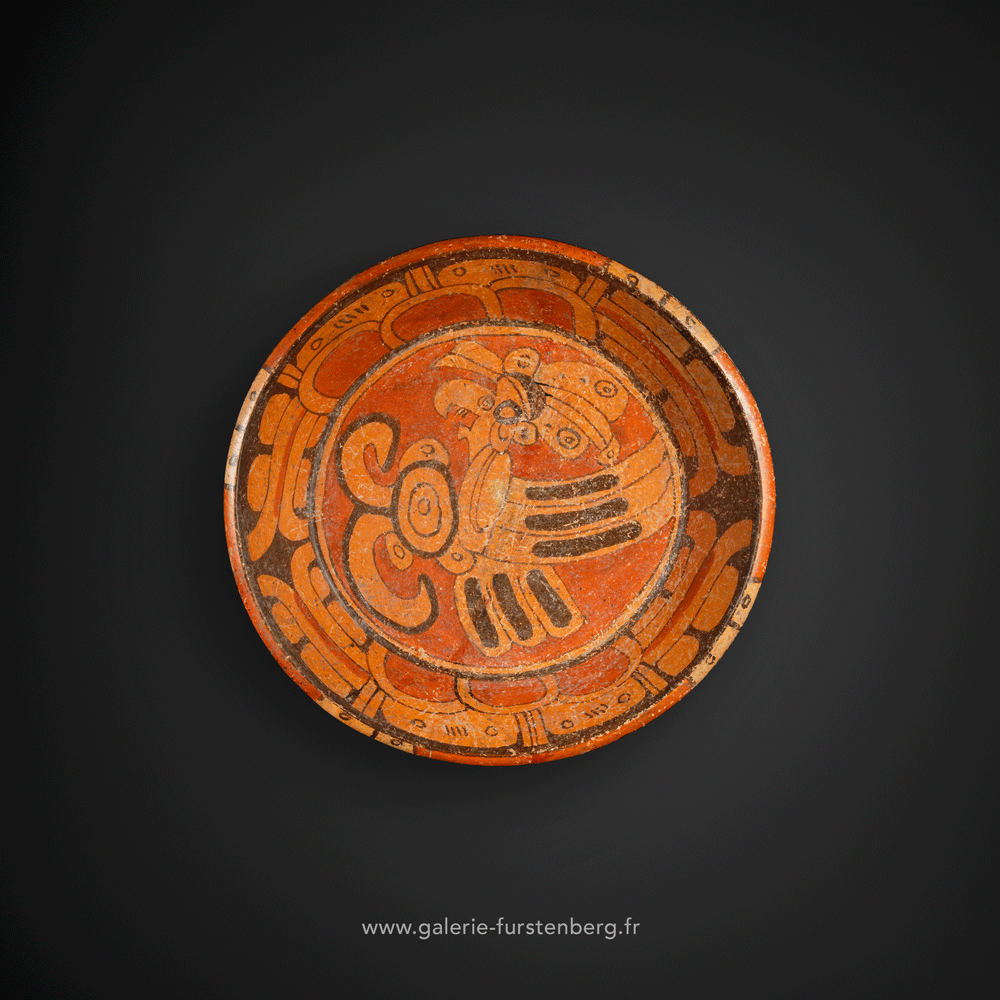 Vessel painted of Muan Bird