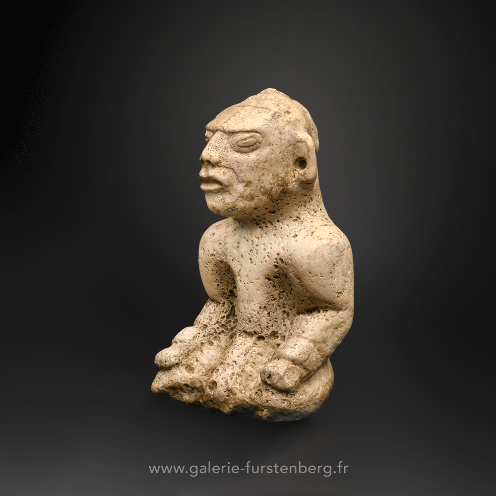 Proto maya stone figure