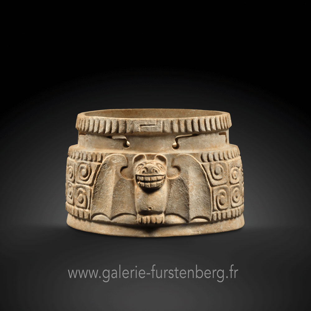 Stone Mayan bowl