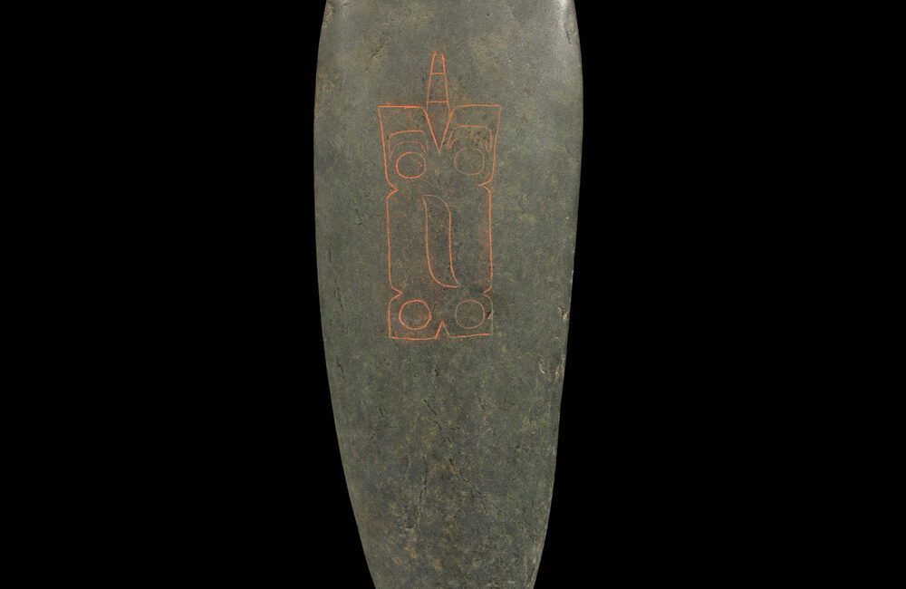 Olmec stone sculpture